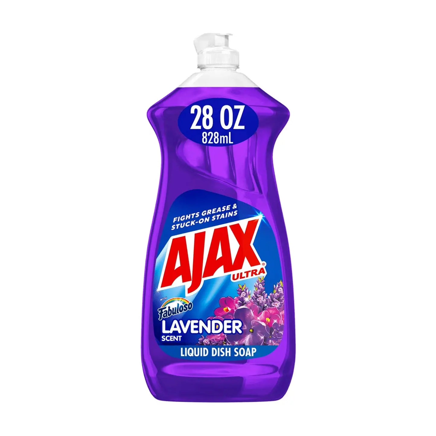 Ajax Ultra with Fabuloso Lavender Scent Liquid Dish Soap (28 fl oz )– 1 Pack bottle