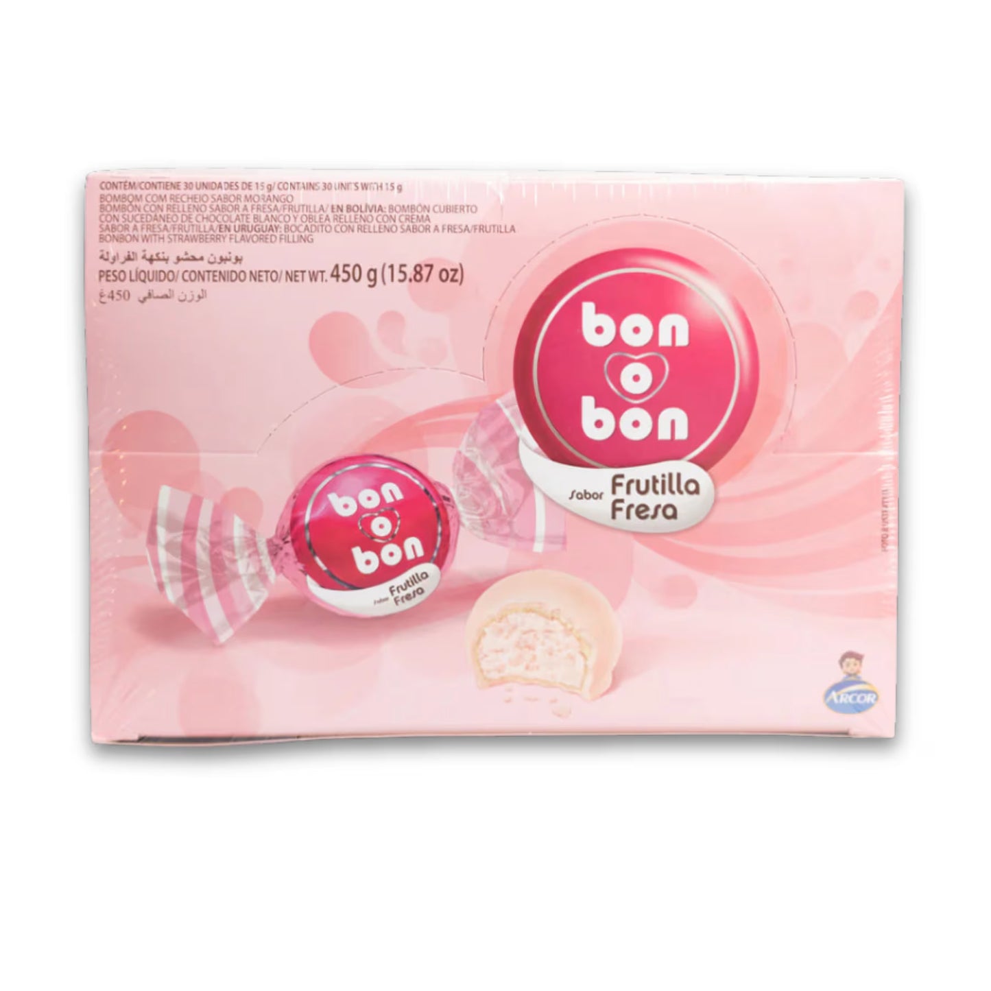 Arcor Bon o Bon Fresa 15.87oz