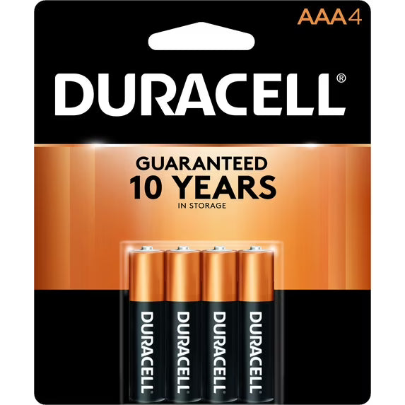 Baterías Duracell AAA X 4