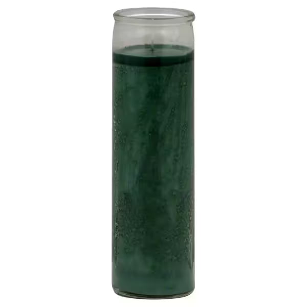 Brilux Green Candle 8"