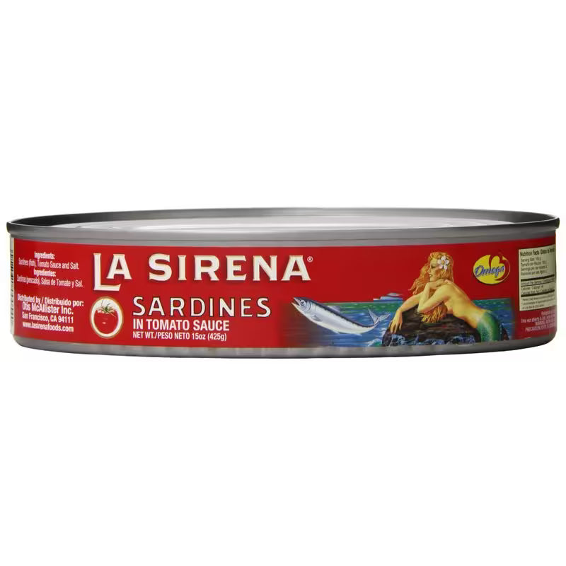LA SIRENA SARDINE TOMATO SAUCE OVAL 15oz