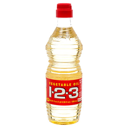 Aceite 1-2-3 Vegetable Oil 500 ML