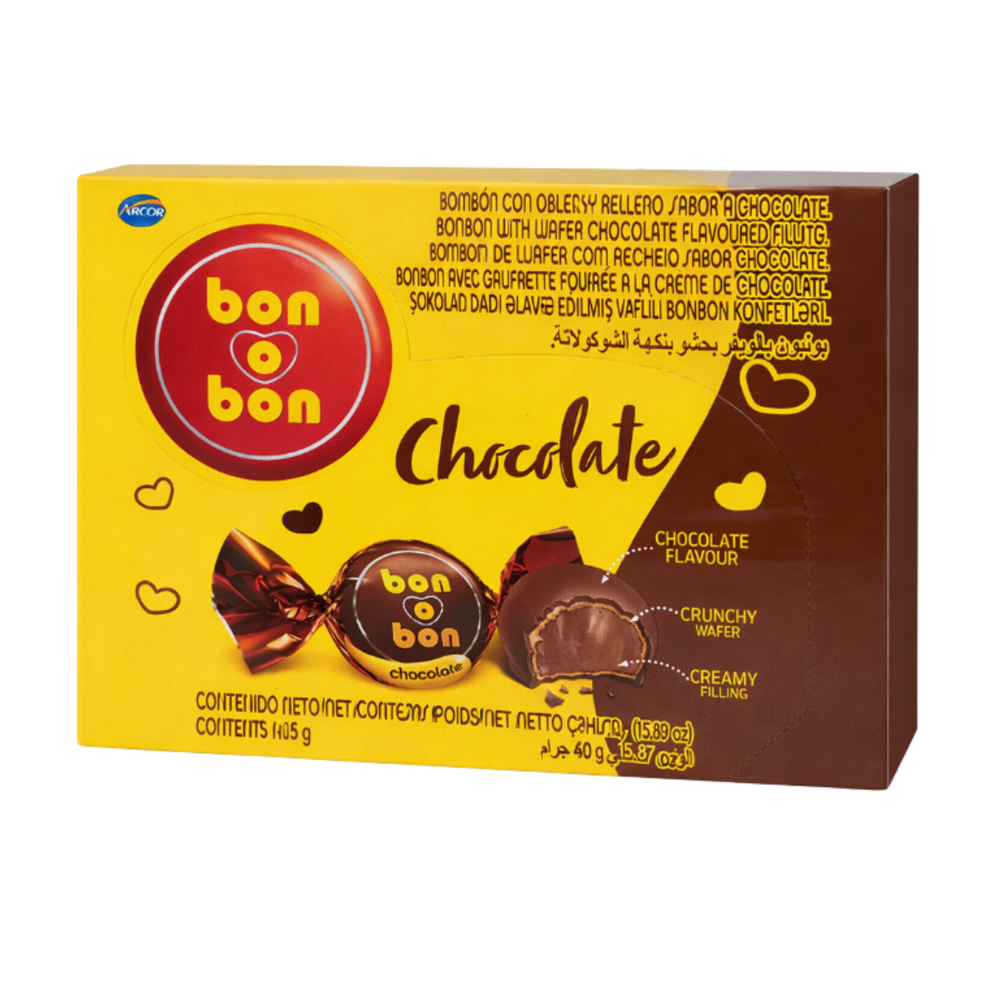 Arcor Bon o Bon Creamy Chocolate 15.87oz