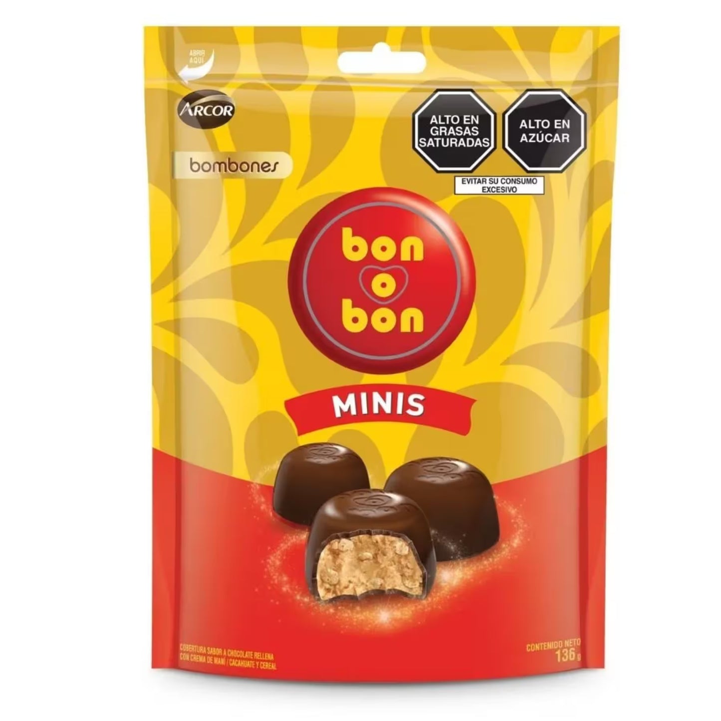 Arcor Bon o Bon Doypack Mini Original Leche 15g