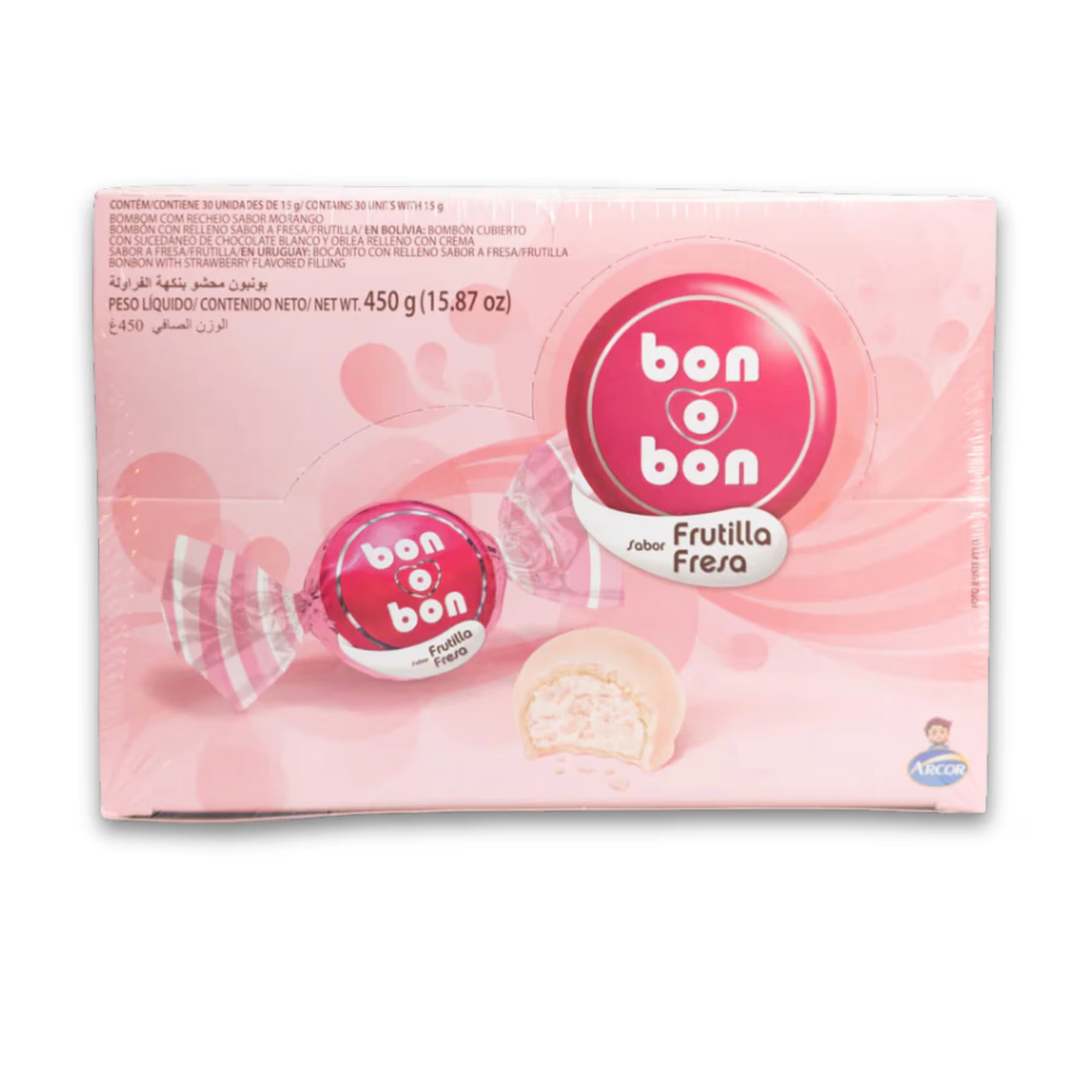 Arcor Bon o Bon Fresa 15.87oz