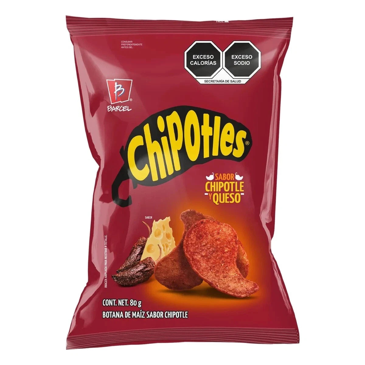 Barceo Chipotles Queso 200 Gr