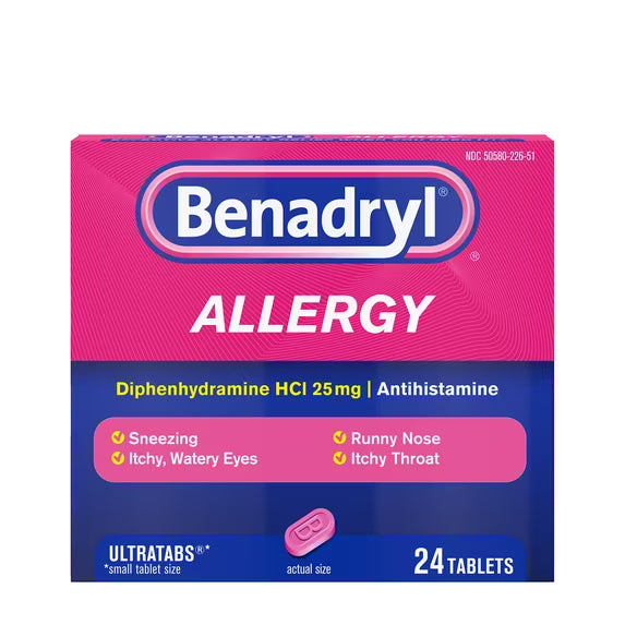Benadryl Allergy 24 Cap