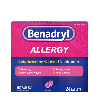 Benadryl Allergy 24 Cap