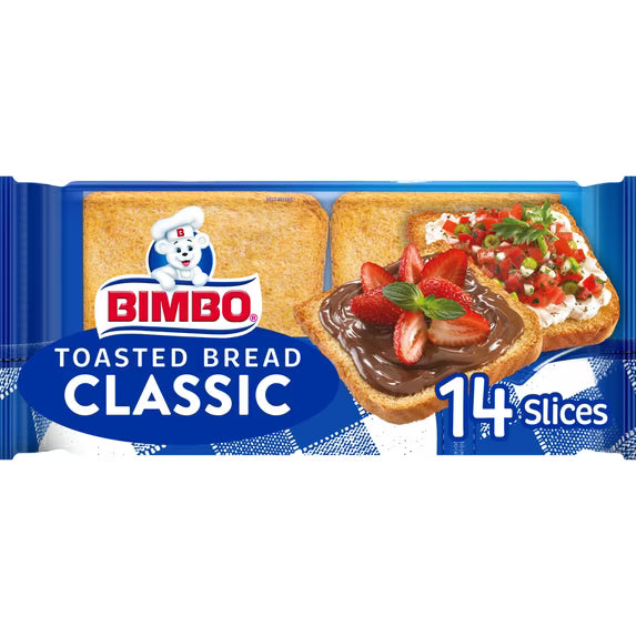 Bimbo toasted bread 14 slices