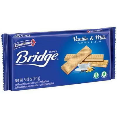 Bridge Wafer Vainilla y Leche 5.33 Oz - 151 Gr