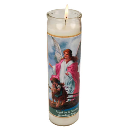 Brilux Angel de la Guarda Candle 8"