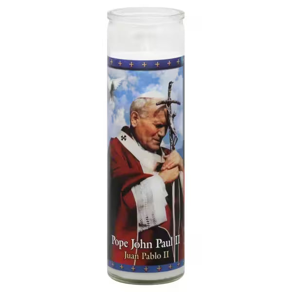 Brilux Papa Juan Pablo II Candle 8"