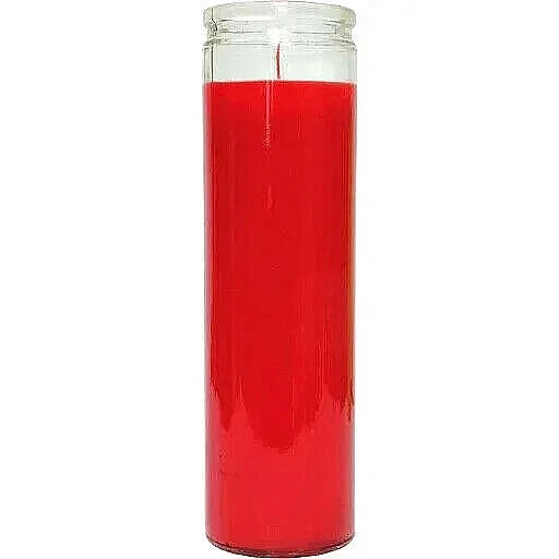 Brilux Red Candle 8"