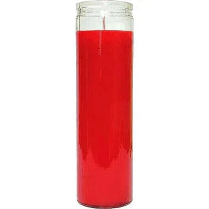 Brilux Red Candle 8"
