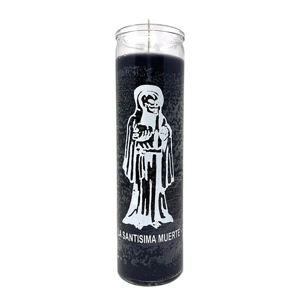 Brilux Santa Muerte (Black) Candle 8"