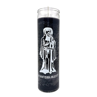 Brilux Santa Muerte (Black) Candle 8"