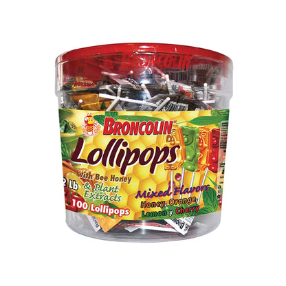 Broncolin Herbal Candy Lollipops Asstored Flavors