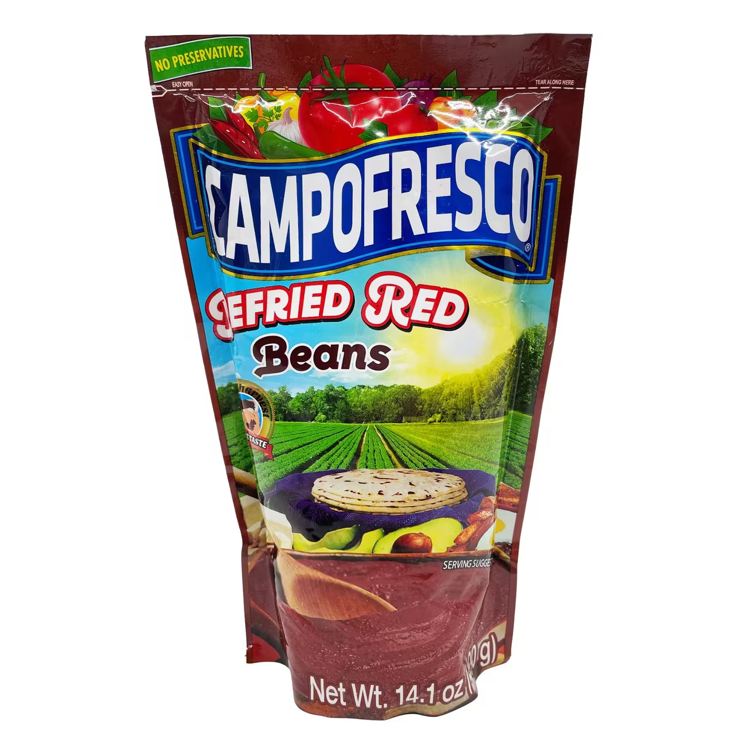 Campo Fresco Frijol Rojo Refrito 760gr SD