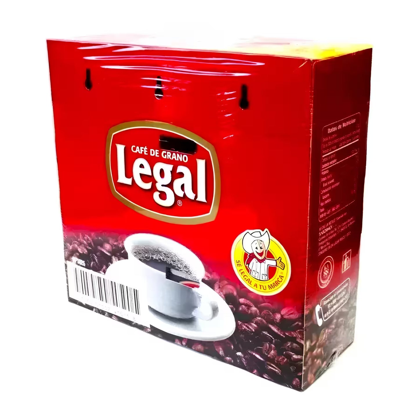 cafe de grano legal x Caja