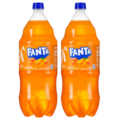 2-Pack Fanta Orange, 2 Liter